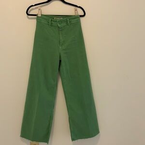 Zara wide leg high rise pants